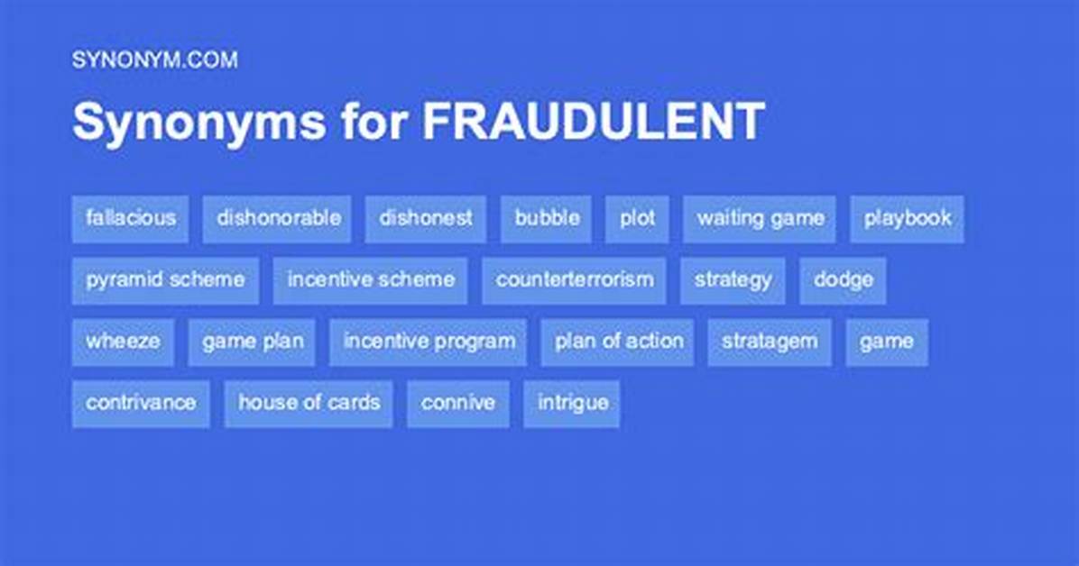 Fraudulent Synonym