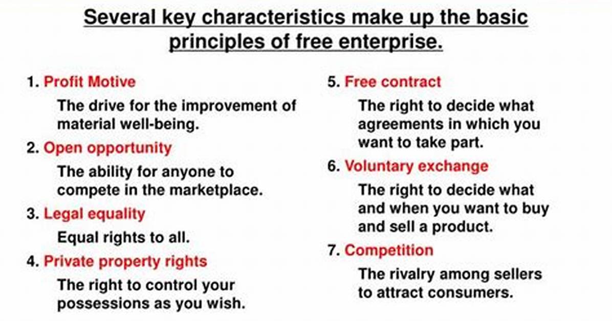 Free Enterprise Basic Principles