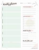 Free Printable Planner