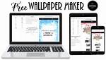 Free Wallpaper Maker | Customize Online