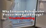 Freezer Not Cold Enough
