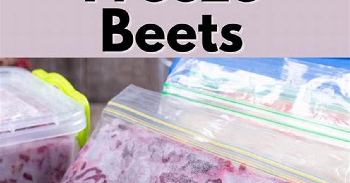 Freezing Beets