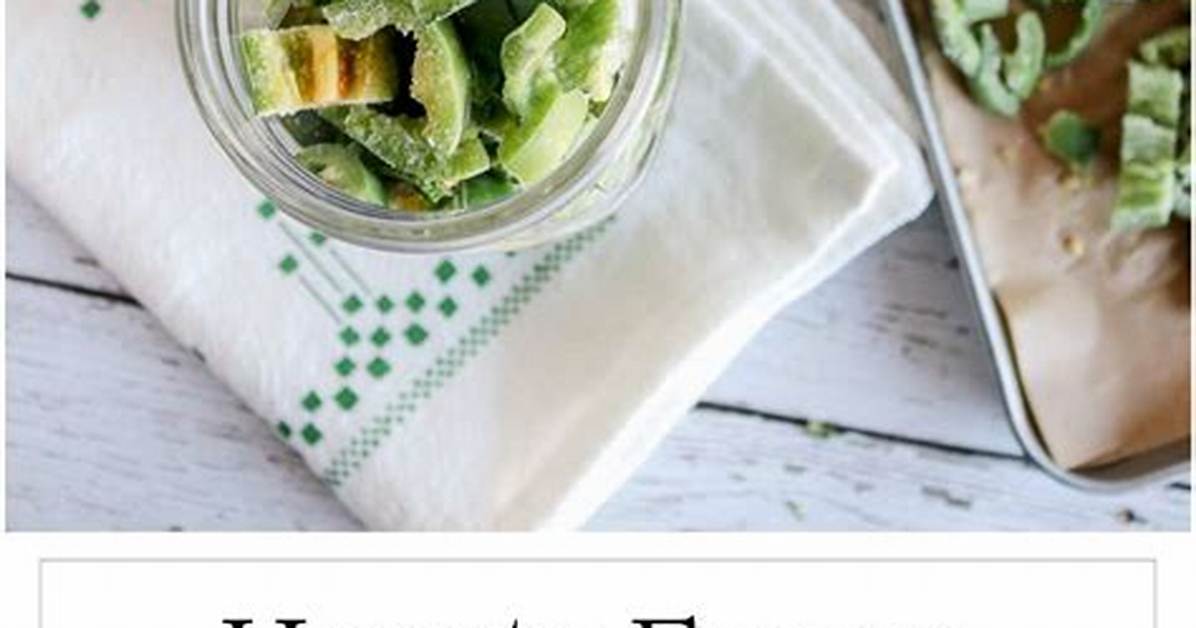 Freezing Jalapenos