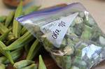Freezing Okra