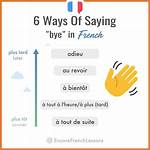 French for Bye