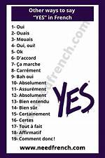 French Yes