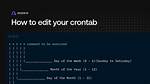 Frequent Question: How Do I Edit Crontab in Linux?