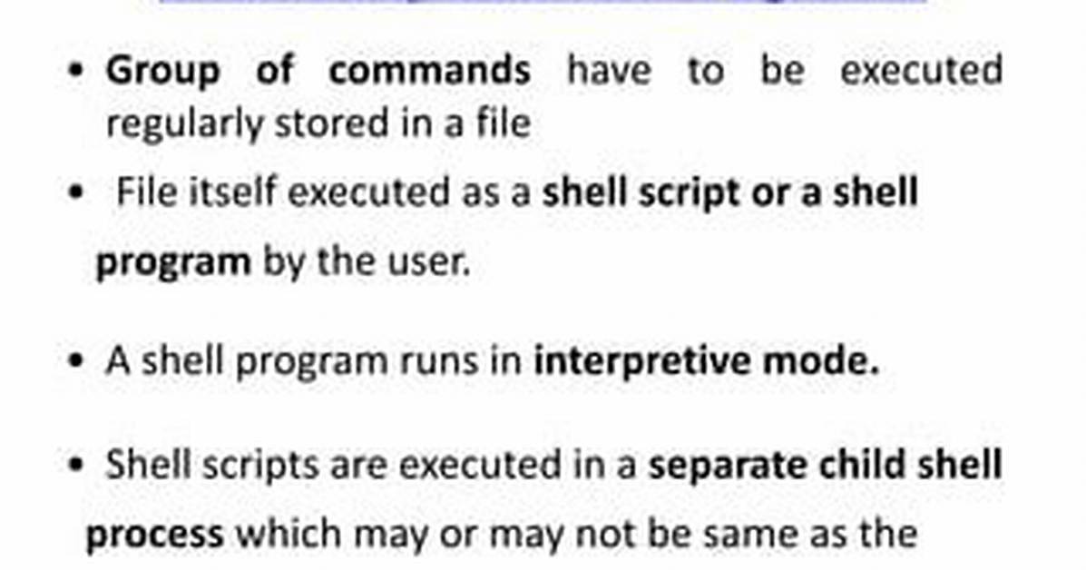 Frequent Question: Where Are Shell Scripts Stored Linux?