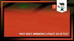 Frequent Question: Why Does Windows Update Say Cleaning up?