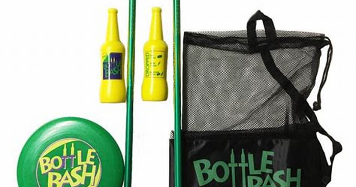 Frisbee Bottle Game