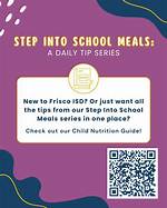 Frisco Isd Child Nutrition Payments and Price Lists