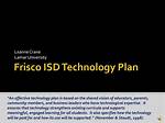Frisco Isd Technology - Technology Program