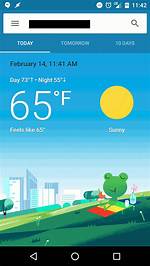 Frog Weather App