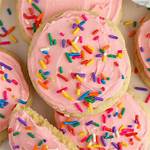 Frosted Sugar Cookies {Soft-Baked} - Celebrating Sweets