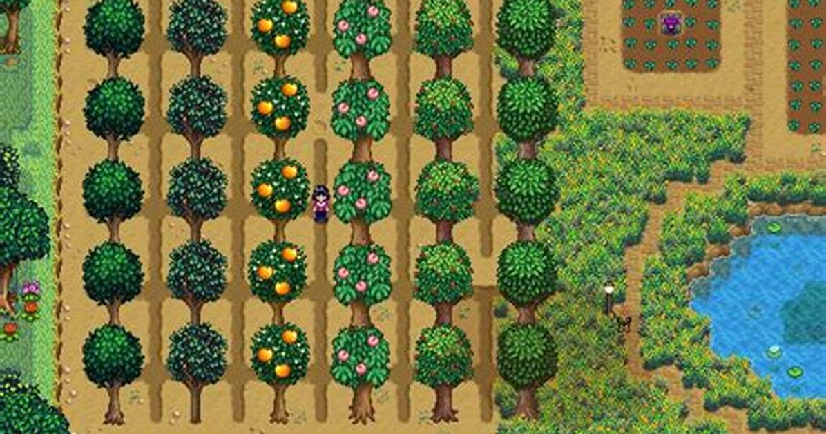 Fruit Trees Stardew