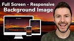 Full-Screen Responsive Background Image