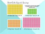 Full Sheet Cake Size
