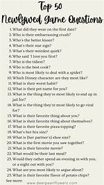 Fun and Insightful Newlywed Game Questions for Couples