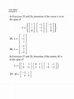 Fun Linear Algebra Problems
