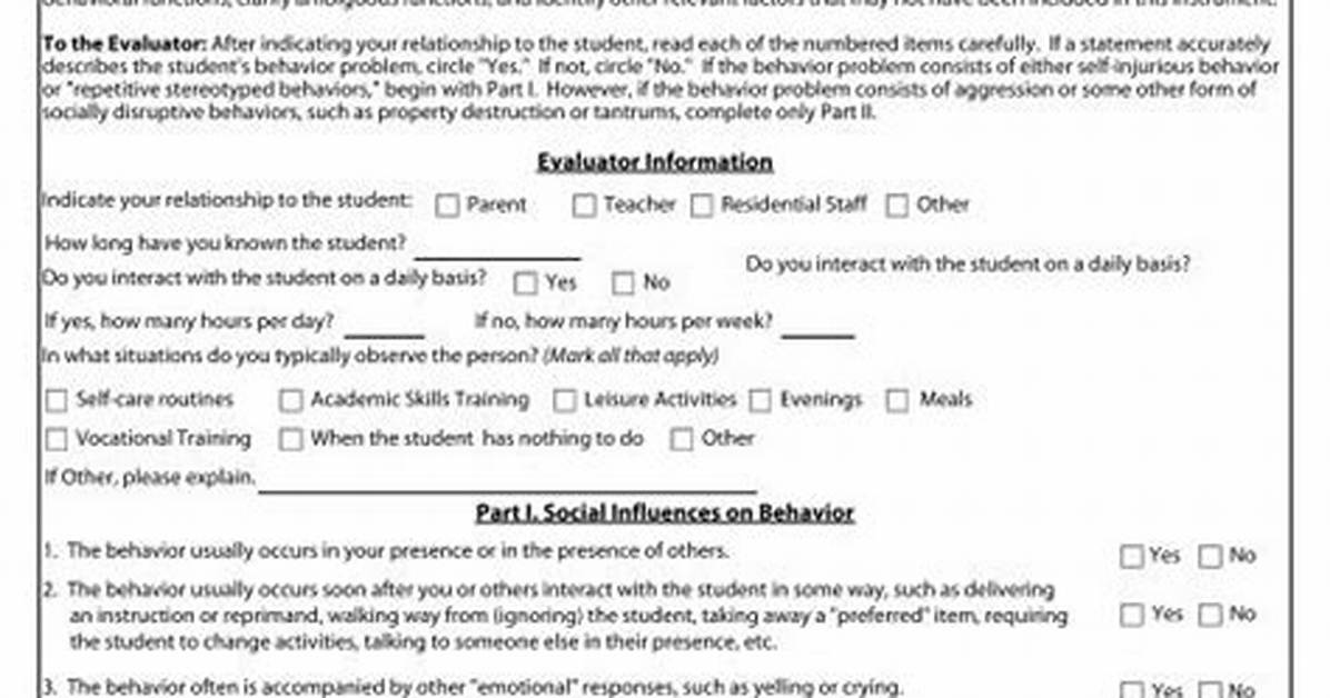 Functional Assessment Screening Tool