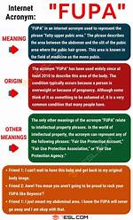 Fupa Acronym
