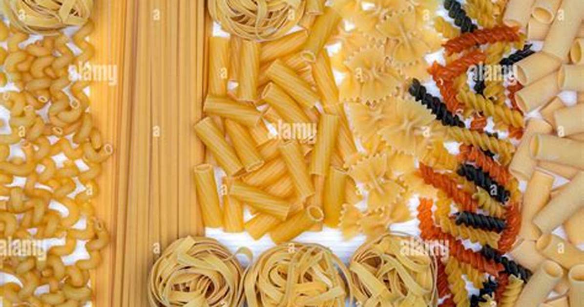 Fusilli or Linguini for Example