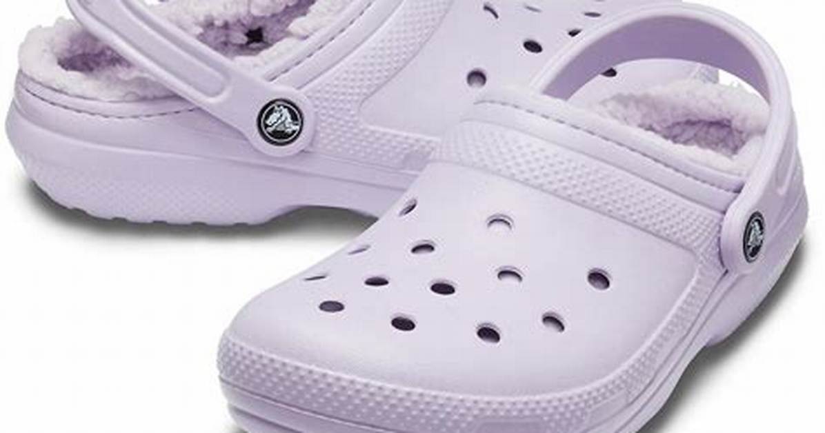 Fuzzy Lined Crocs