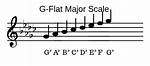 G Flat Major Scale