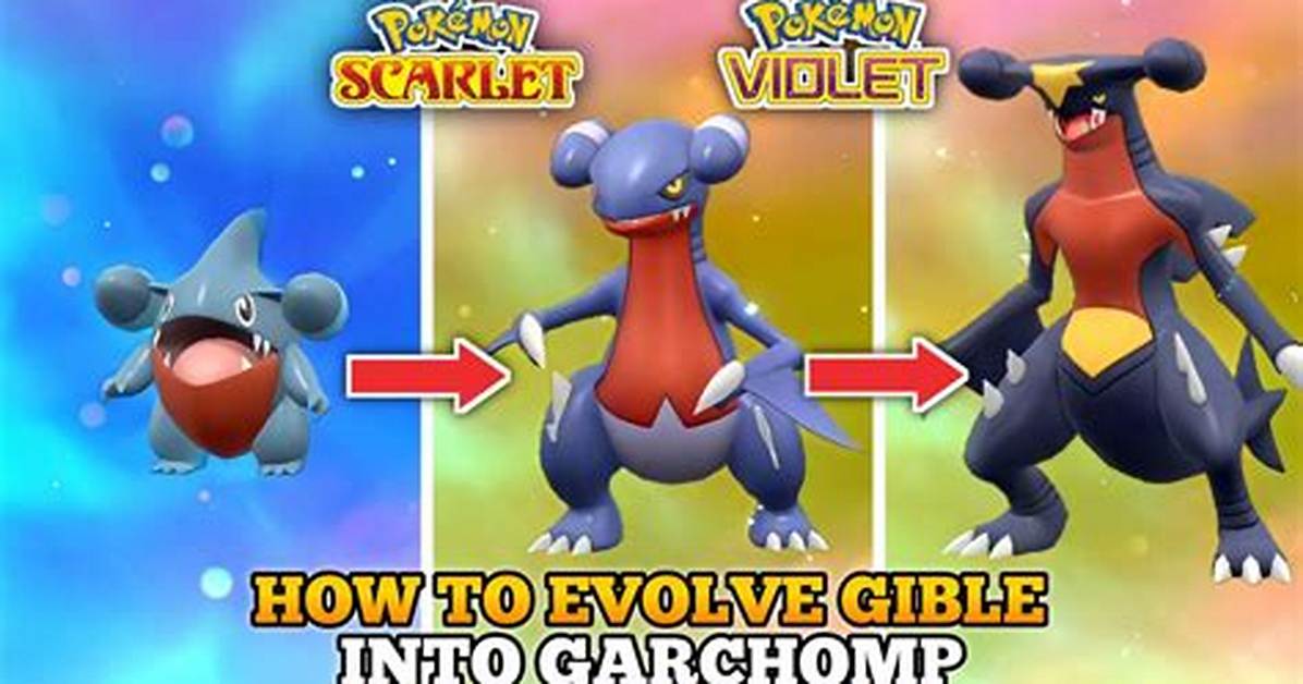 Gabite Evolution Level
