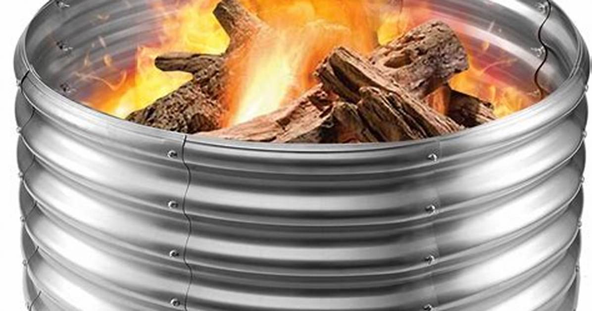 Galvanized Fire Ring