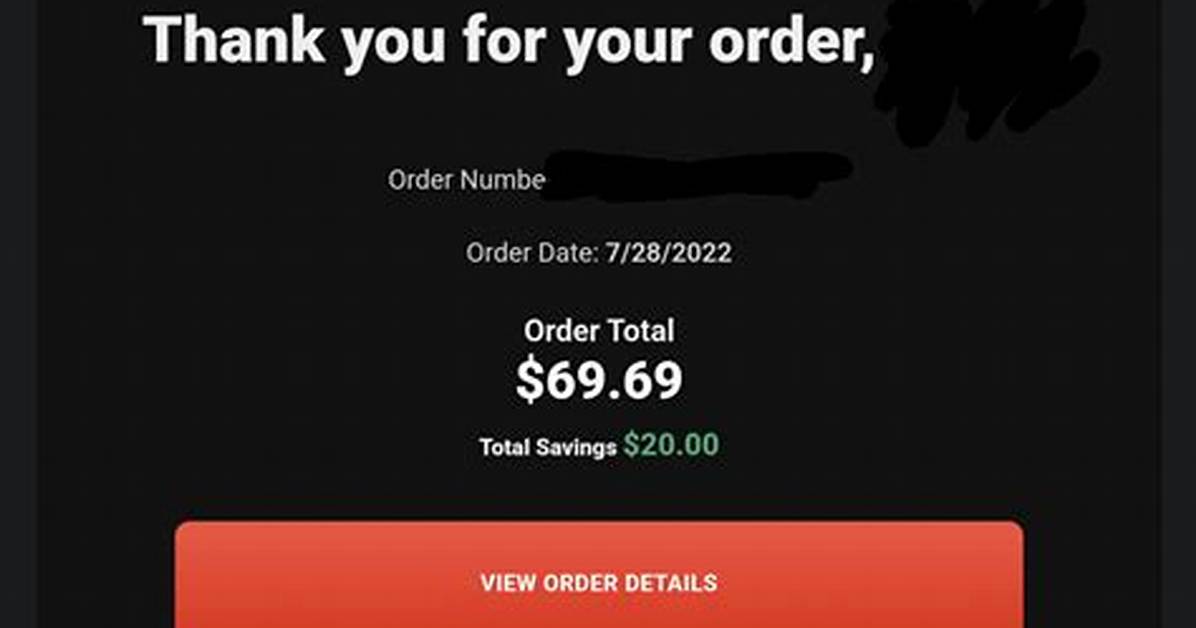 Gamestop. Com Order