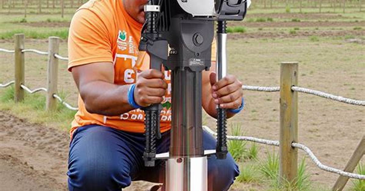 Gas Powered Post Driver