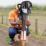 Gas Powered Post Driver