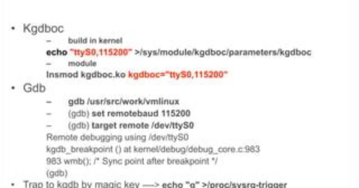 Gdb - Load Kernel Module for Remote Debugging