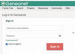 Geneanet Login Options & Errors