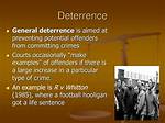 General Deterrence Definition
