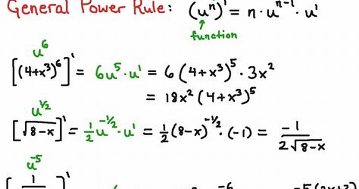 General Power Rule