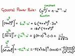 General Power Rule