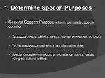 General Speech Purpose
