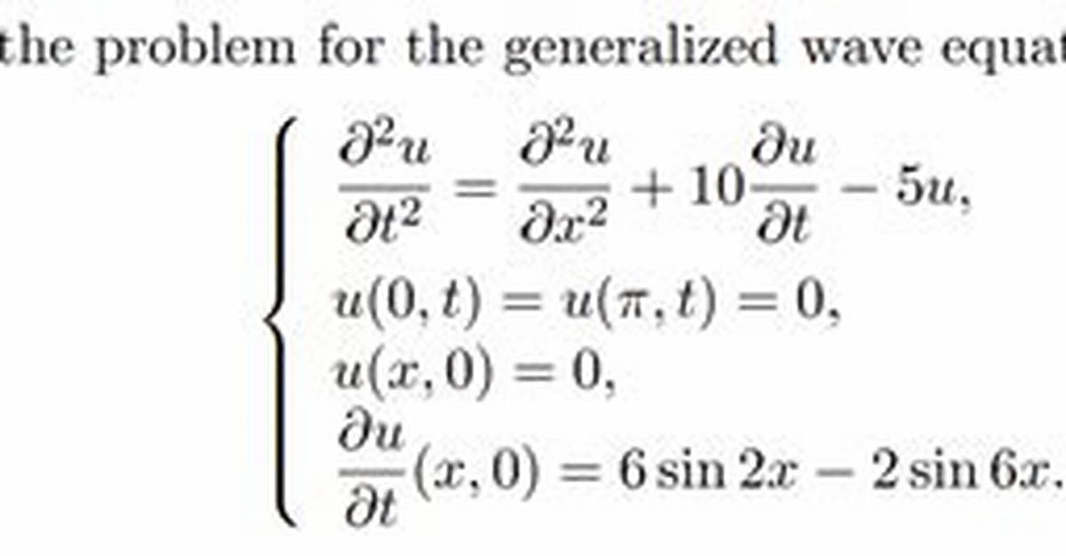Generalized Wave Equation