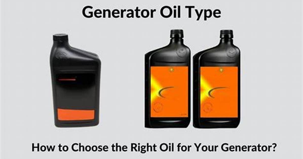 Generator Oil