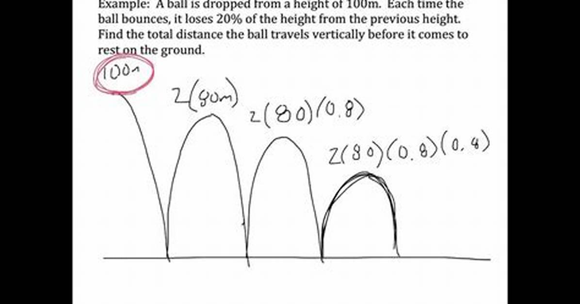 Geometrical Sequence Ball Problem