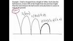 Geometrical Sequence Ball Problem