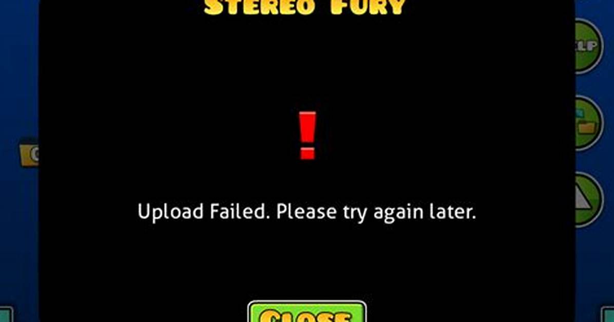 Geometry Dash – Backup Errors