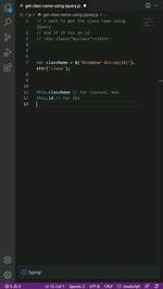 Get Class Name Using jQuery