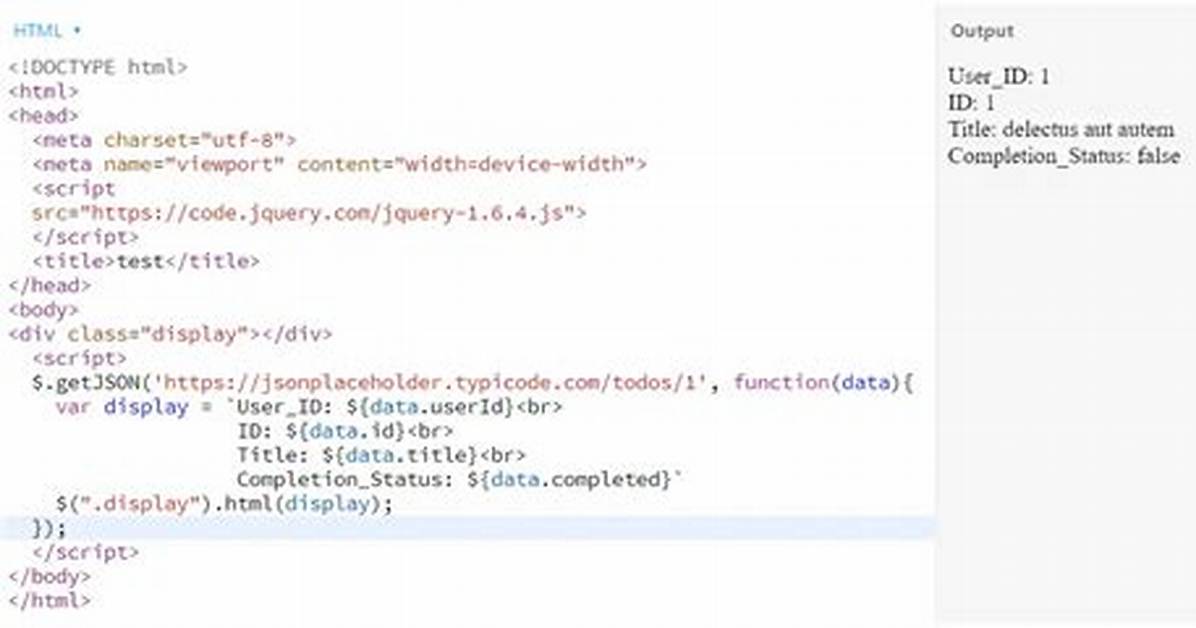 Get Json Object from Url