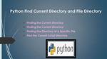 Get Parent of Current Directory from Python Script