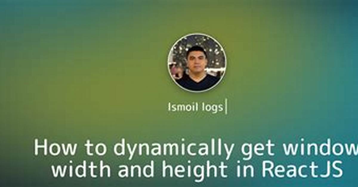 Get Viewport/Window Height in Reactjs