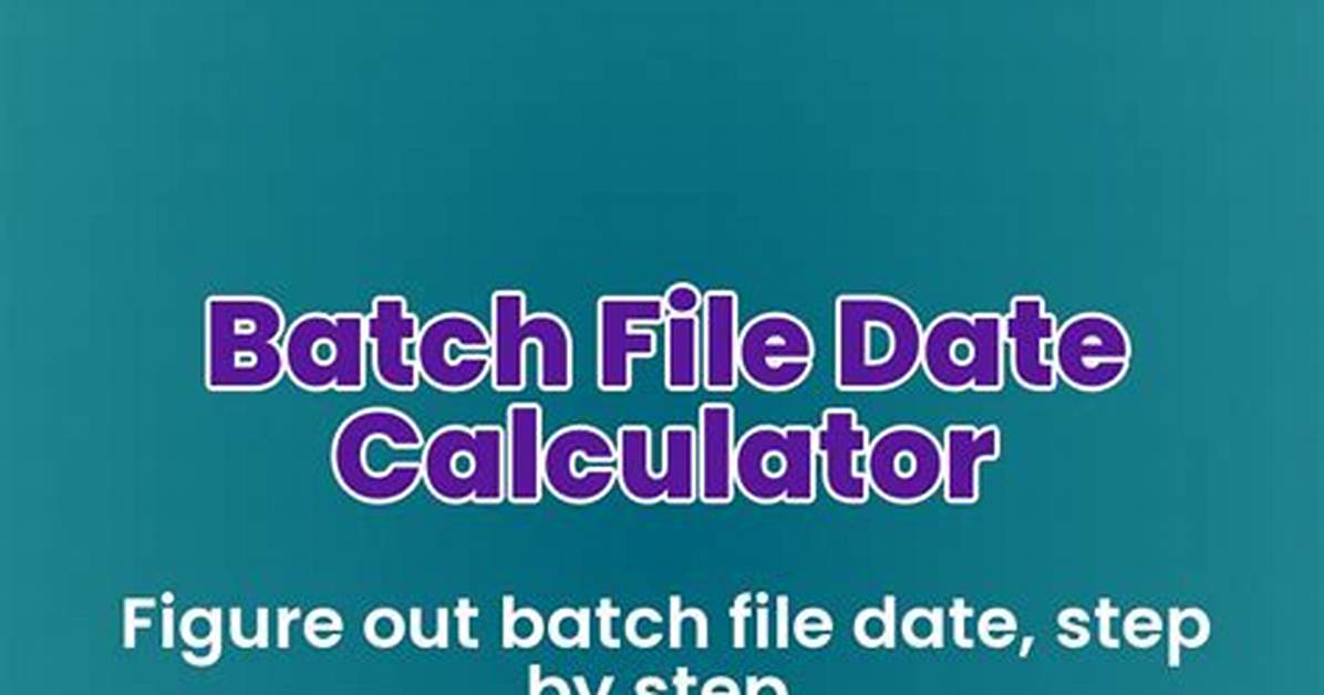 Getting Date in a Batch File