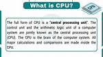 Getting Information About Cpu